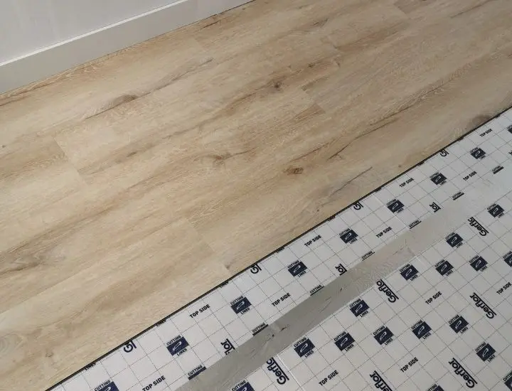 Lame PVC parquet technique de pose